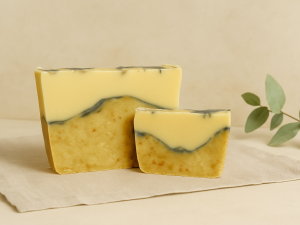 Savon exfoliant au lait de chèvre